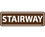 NMC AS65 Stairway Architectural Sign, ACRYLIC .118, 3.5" x 11", Price/each