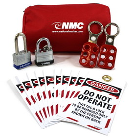 NMC BLOK8 Economy Lockout Kit, MINI LOCKOUT POUCH KIT