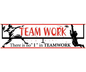 NMC BT24 Teamwork There Is No "I" In Teamwork Banner