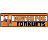 NMC BT33 Watch For Forklifts Banner