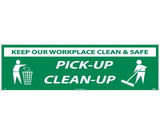 NMC BT35 Keep Our Workplace Clean & Safe Pick-Up Clean-Up Banner