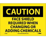 NMC C102 Caution Face Shield Protection Sign