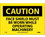 NMC 7" X 10" Vinyl Safety Identification Sign, Face Shield Must Be Worn While Operating, Price/each