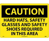 NMC C160LF Large Format Caution Ppe Required Sign