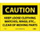 NMC 7" X 10" Vinyl Safety Identification Sign, Keep Loose Clothing, Watches, Rings, Etc, Price/each