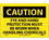 NMC 7" X 10" Vinyl Safety Identification Sign, Eye And Hand Protection Must Be Worn Whe, Price/each
