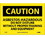 NMC 7" X 10" Vinyl Safety Identification Sign, Asbestos Hazardous Do Not Distu, Price/each