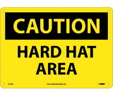 NMC C31 Caution Hard Hat Area Sign