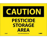 NMC C350 Caution Pesticide Storage Area Sign