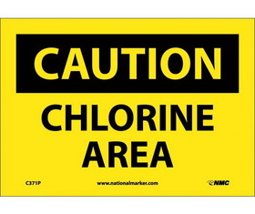 NMC C371 Chlorine Area Sign