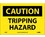 NMC 7" X 10" Vinyl Safety Identification Sign, Tripping Hazard, Price/each