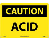 NMC C409 Caution Acid Sign