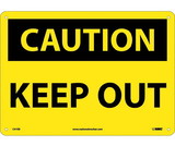 NMC C41 Caution Keep Out Sign