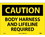 NMC 10" X 14" Vinyl Safety Identification Sign, Body Harness And Lifeline.., Price/each