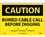 NMC 10" X 14" Vinyl Safety Identification Sign, Buried Cable Call Before.., Price/each