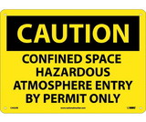 NMC C442 Caution Confined Space Permit Required Sign