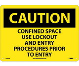 NMC C444 Caution Confined Space Sign