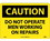NMC 10" X 14" Vinyl Safety Identification Sign, Do Not Operate Men Working.., Price/each