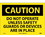 NMC 10" X 14" Vinyl Safety Identification Sign, Do Not Operate Unless Safety.., Price/each