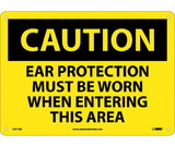 NMC C471 Caution Ear Protection Must Be Worn Sign