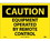 NMC 10" X 14" Vinyl Safety Identification Sign, Equipment Operated By Remote Control, Price/each