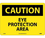 NMC C483 Caution Eye Protection Area Sign