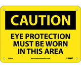 NMC C484 Caution Eye Protection Must Be Worn In This Area Sign