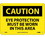 NMC 10" X 14" Vinyl Safety Identification Sign, Eye Protection Must Be Worn In This Area, Price/each