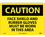 NMC 10" X 14" Vinyl Safety Identification Sign, Face Shield And Rubber Glo.., Price/each