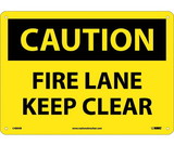NMC C489 Fire Lane Keep Clear Sign