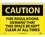 NMC 10" X 14" Vinyl Safety Identification Sign, Fire Regulations Demand That.., Price/each