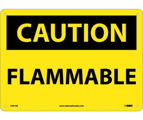 NMC C491 Caution Flammable Sign