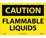 NMC C492 Caution Flammable Liquids Sign