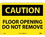 NMC 10" X 14" Vinyl Safety Identification Sign, Floor Opening Do Not Remove, Price/each