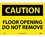 NMC 10" X 14" Vinyl Safety Identification Sign, Floor Opening Do Not Remove, Price/each