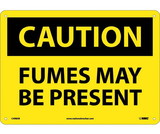 NMC C498 Fumes Maybe Present Sign