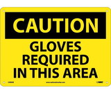 NMC C499 Gloves Required In This Area Sign