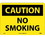 NMC 7" X 10" Vinyl Safety Identification Sign, No Smoking, Price/each
