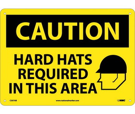 NMC C507 Caution Hard Hats Required In This Area Sign