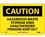 NMC 10" X 14" Vinyl Safety Identification Sign, Hazardous Waste Storage Area.., Price/each