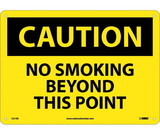 NMC C51 Caution No Smoking Beyond This Point Sign