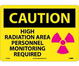 NMC C523 Caution High Radiation Area Sign