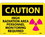 NMC 10" X 14" Vinyl Safety Identification Sign, High Radiation Area Personn.., Price/each