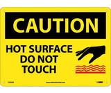 NMC C525 Caution Hot Surface Do Not Touch Sign