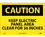 NMC 10" X 14" Vinyl Safety Identification Sign, Keep Electric Panel Area Cl.., Price/each