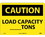 NMC 10" X 14" Vinyl Safety Identification Sign, Load Capacity__Tons, Price/each