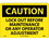 NMC 10" X 14" Vinyl Safety Identification Sign, Lock Out Before Maintenance.., Price/each