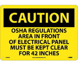 NMC C569 Caution Electrical Hazard Sign