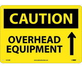 NMC C573 Caution Overhead Equipment Sign