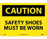 NMC C602 Caution Safety Shoes Must Be Worn Sign